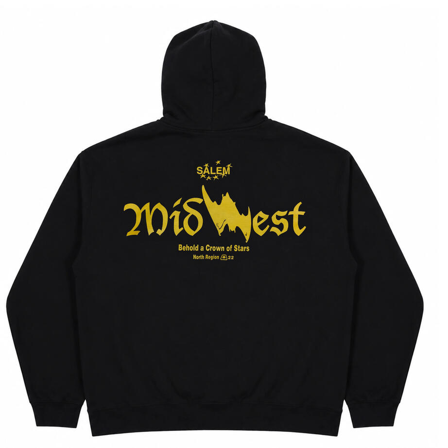 Batwing Hoodie (Black) - $80